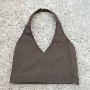 Grey Crop Top